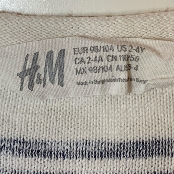 H&M Toddler Striped Thin Sweatshirt/Sweatshirt - Picture 11 of 12